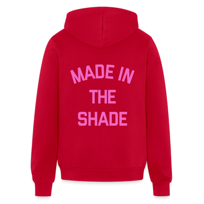 Made in the Shade Unisex Full Zip Hoodie - red