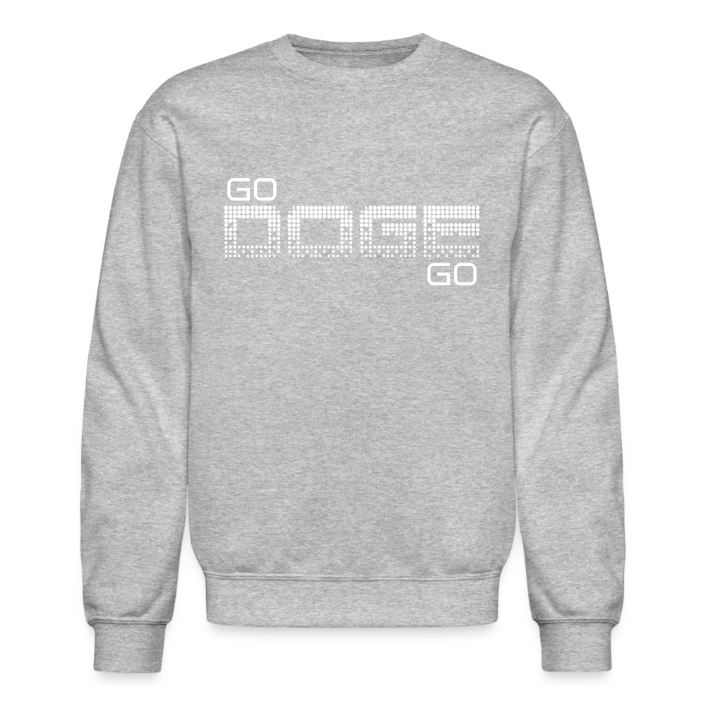 GO DOGE GO Crewneck Sweatshirt - heather gray