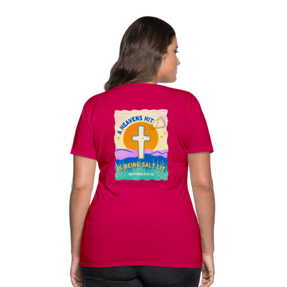 SALTLIT Scoop Neck - dark pink