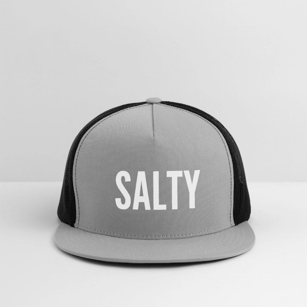 Salty Trucker Hat - gray/black