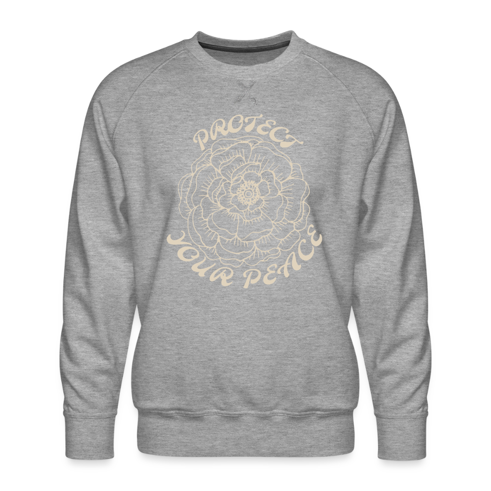 Protect Your Peace Unisex Premium Sweatshirt - heather grey