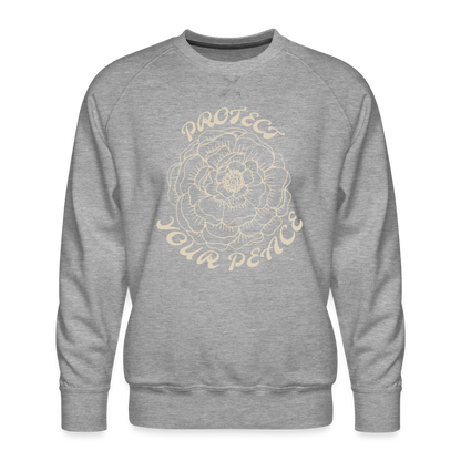 Protect Your Peace Unisex Premium Sweatshirt - heather grey