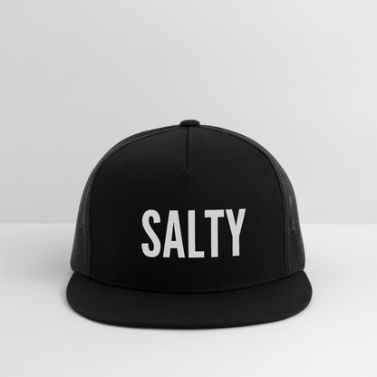 Salty Trucker Hat - black/black