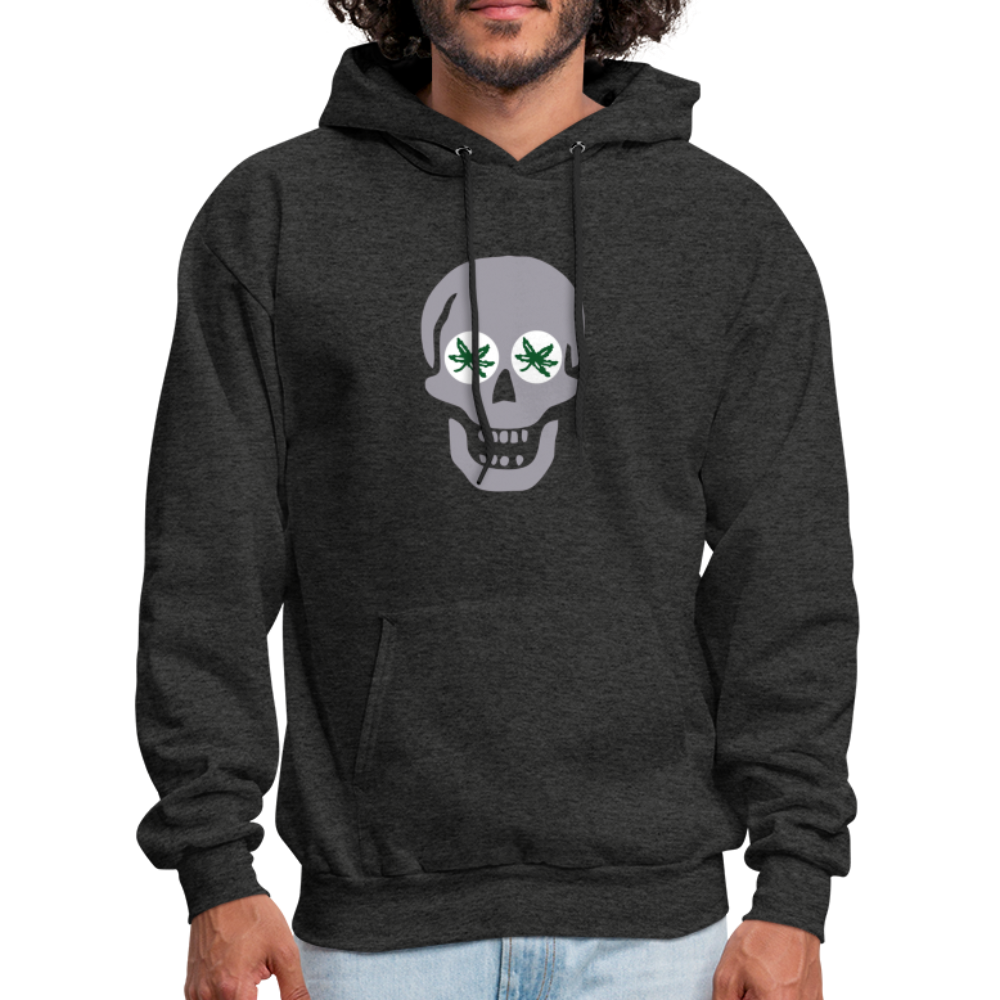 Skull BuckEYES Men's Hoodie - charcoal grey