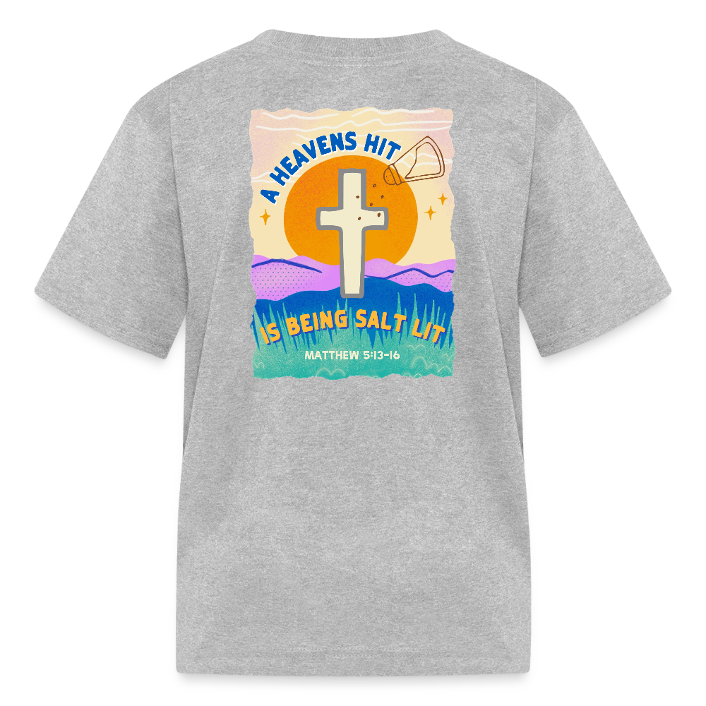 SALT LIT Kids' T-Shirt - heather gray
