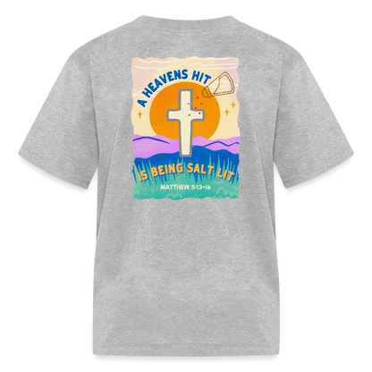 SALT LIT Kids' T-Shirt - heather gray