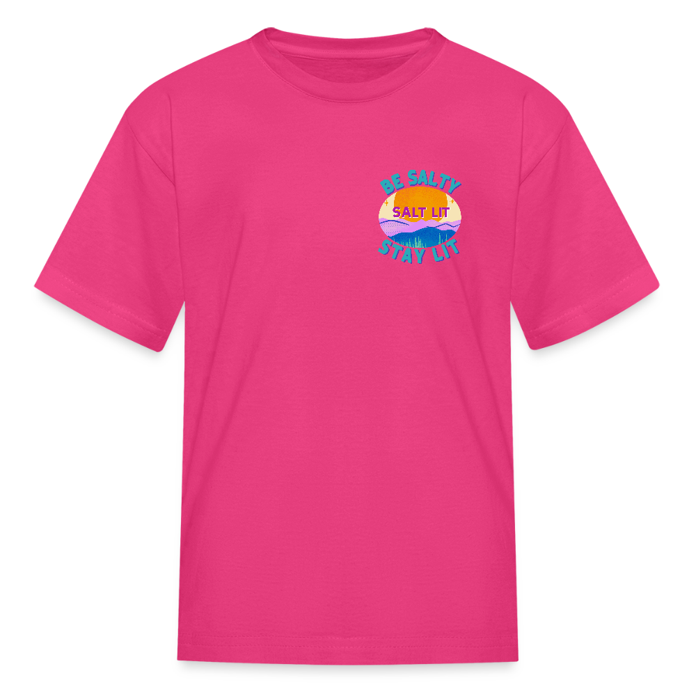 SALT LIT Kids' T-Shirt - fuchsia