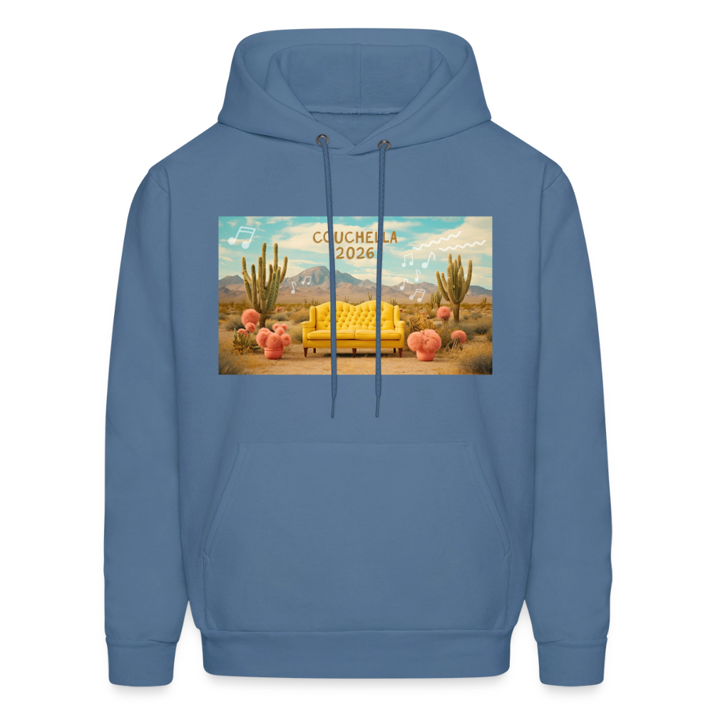 Couchella 2026 Men's Hoodie - denim blue