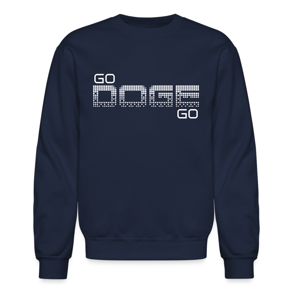 GO DOGE GO Crewneck Sweatshirt - navy