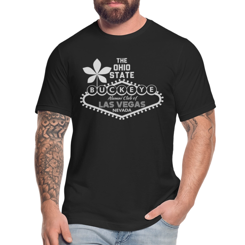 ALU BL Gray Unisex Jersey T-Shirt by Bella + Canvas - black
