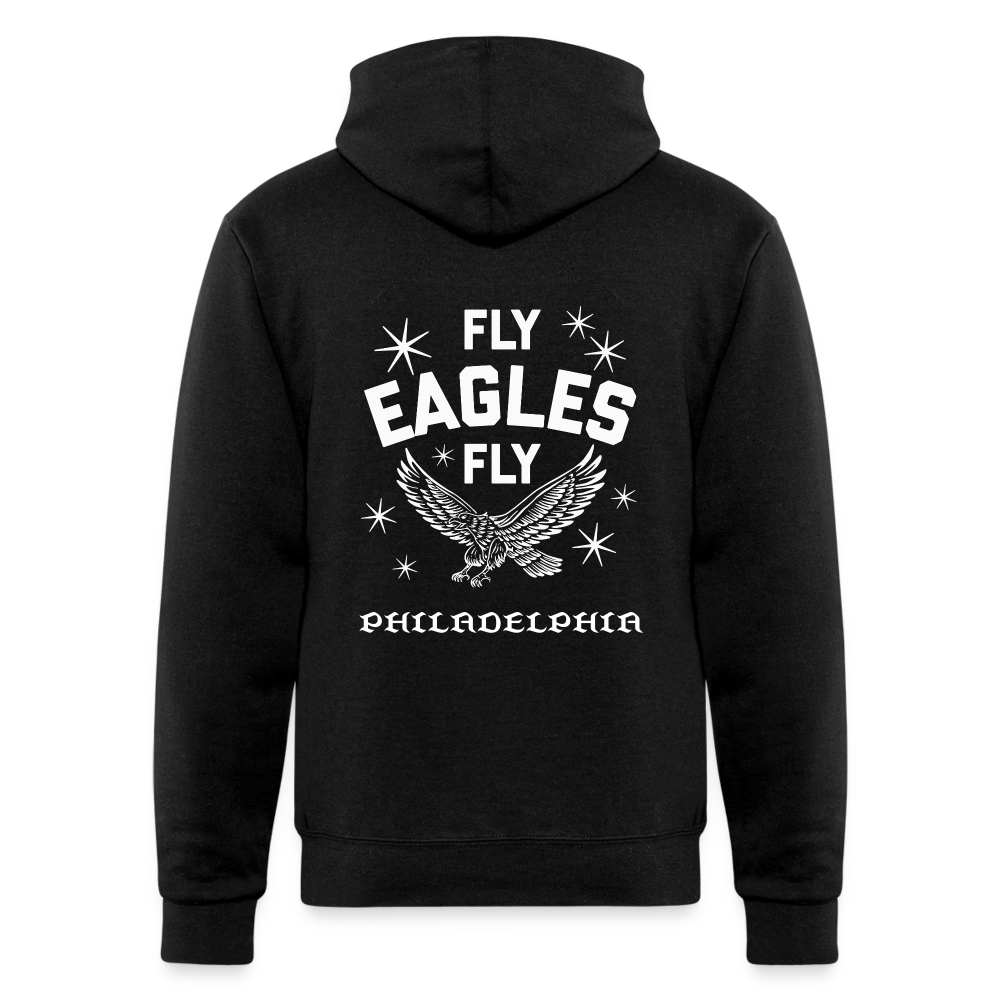 Fly Eagles Fly Champion Unisex Powerblend Hoodie - black