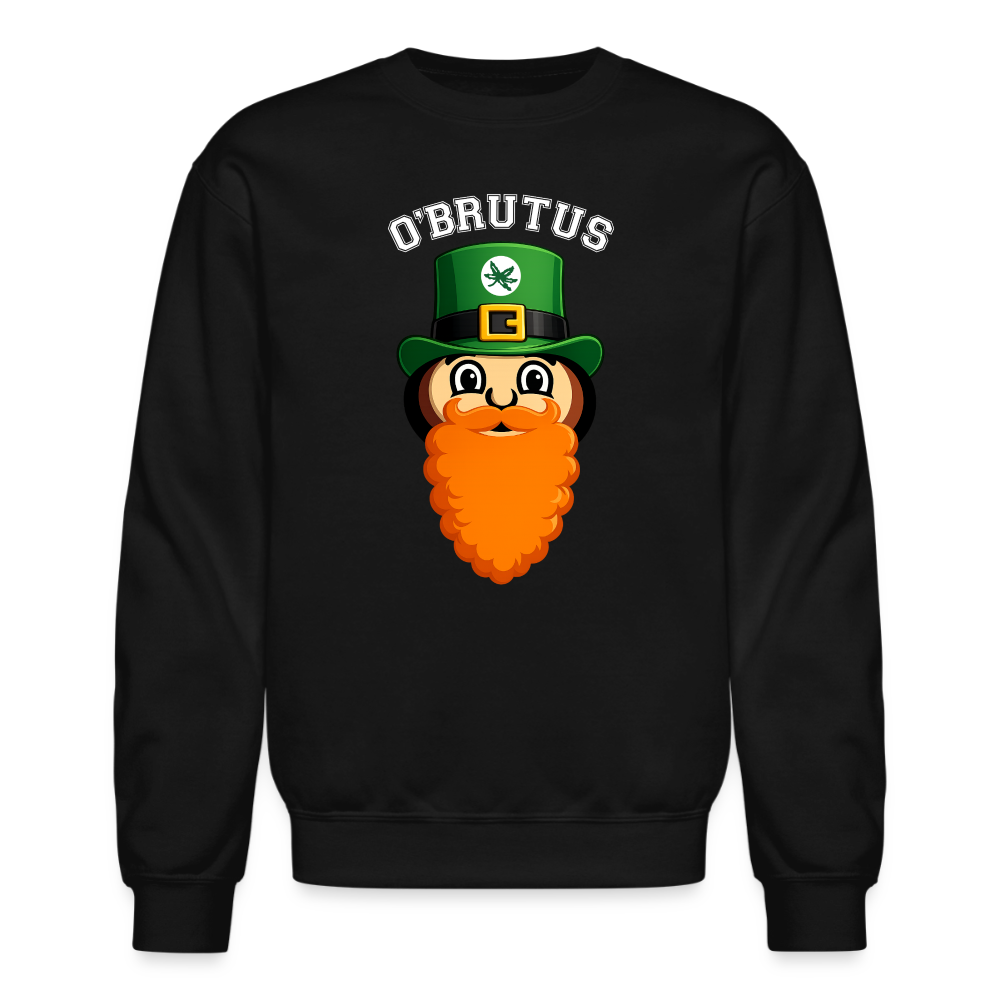 O'Brutus St. Patrick's Day Crewneck Sweatshirt - black