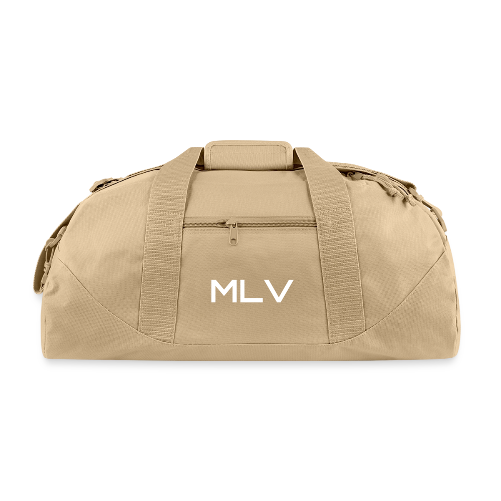 Monogrammed Large Canvas Deluxe Tote - beige