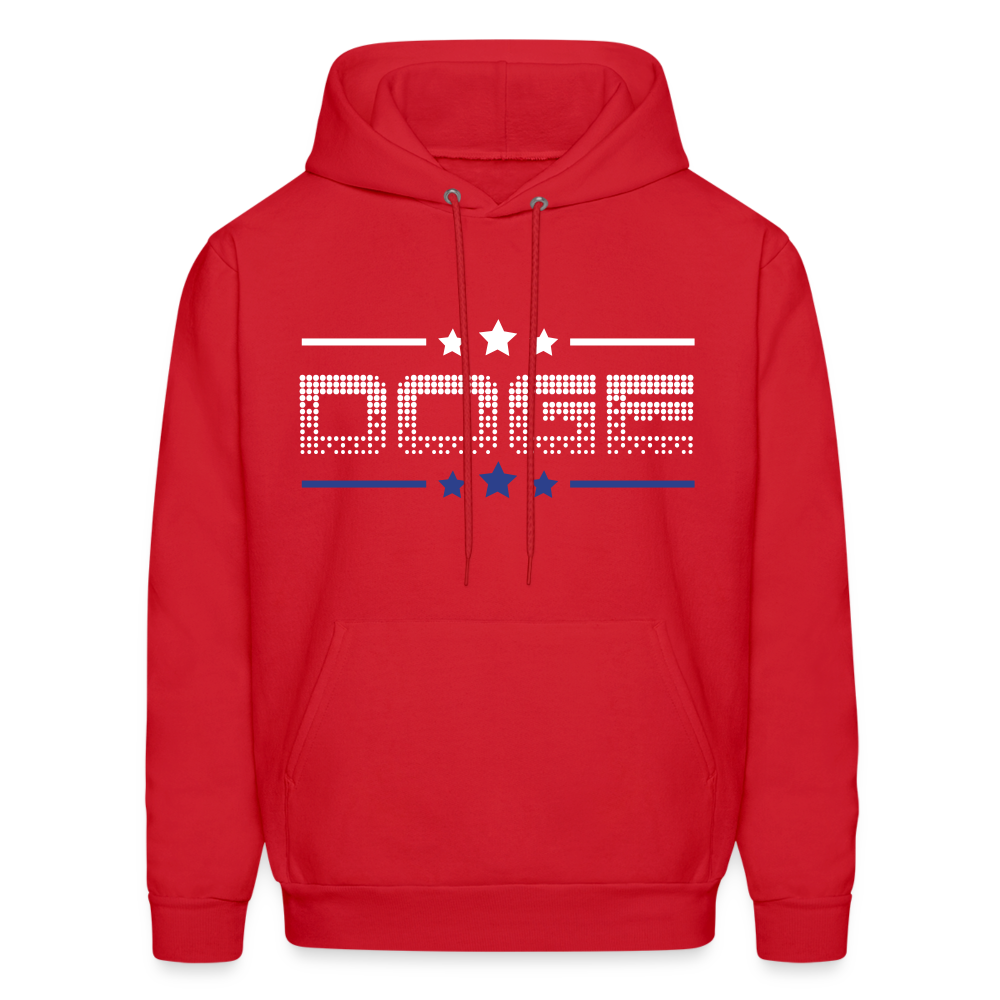 DOGE Stars Men's Hoodie - red