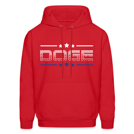 DOGE Stars Men's Hoodie - red