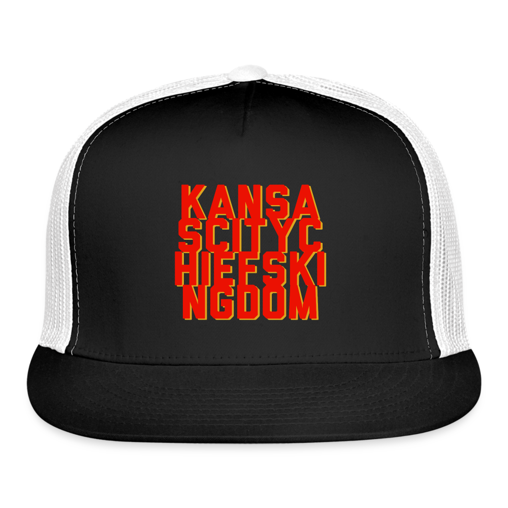 Kansas City chiefs Kingdom rucker Hat - black/white