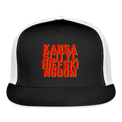 Kansas City chiefs Kingdom rucker Hat - black/white