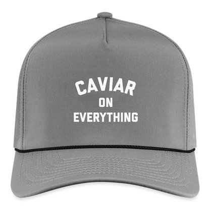 Caviar on Everything Rope Cap - gray/black