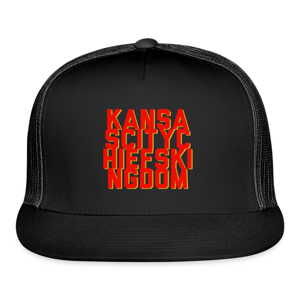 Kansas City chiefs Kingdom rucker Hat - black/black