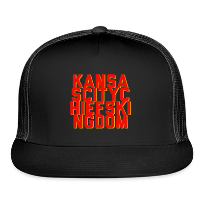 Kansas City chiefs Kingdom rucker Hat - black/black