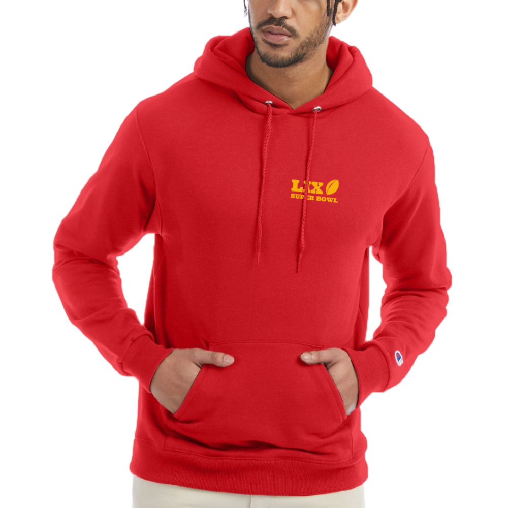 KC Chiefs Kingdom Super Bowl Champion Unisex Powerblend Hoodie - Scarlet