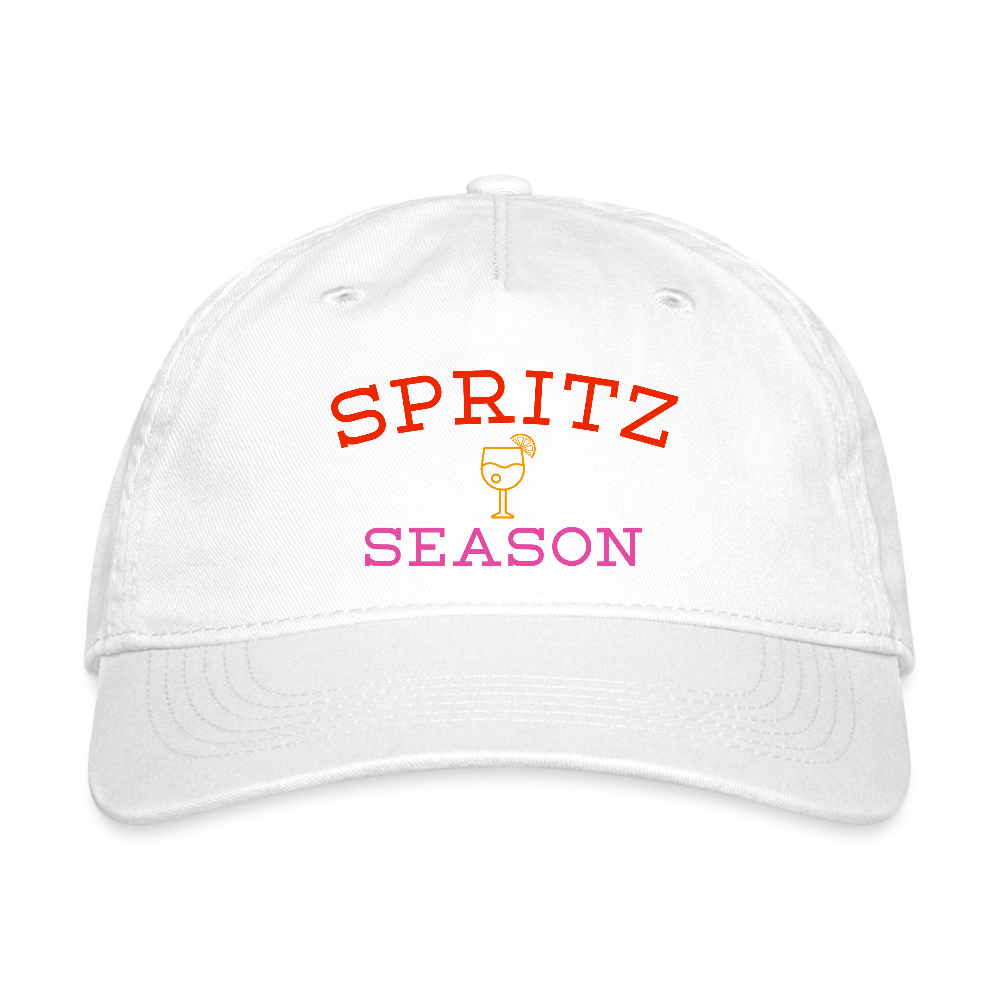 Spritz Season Organic Baseball Cap - white