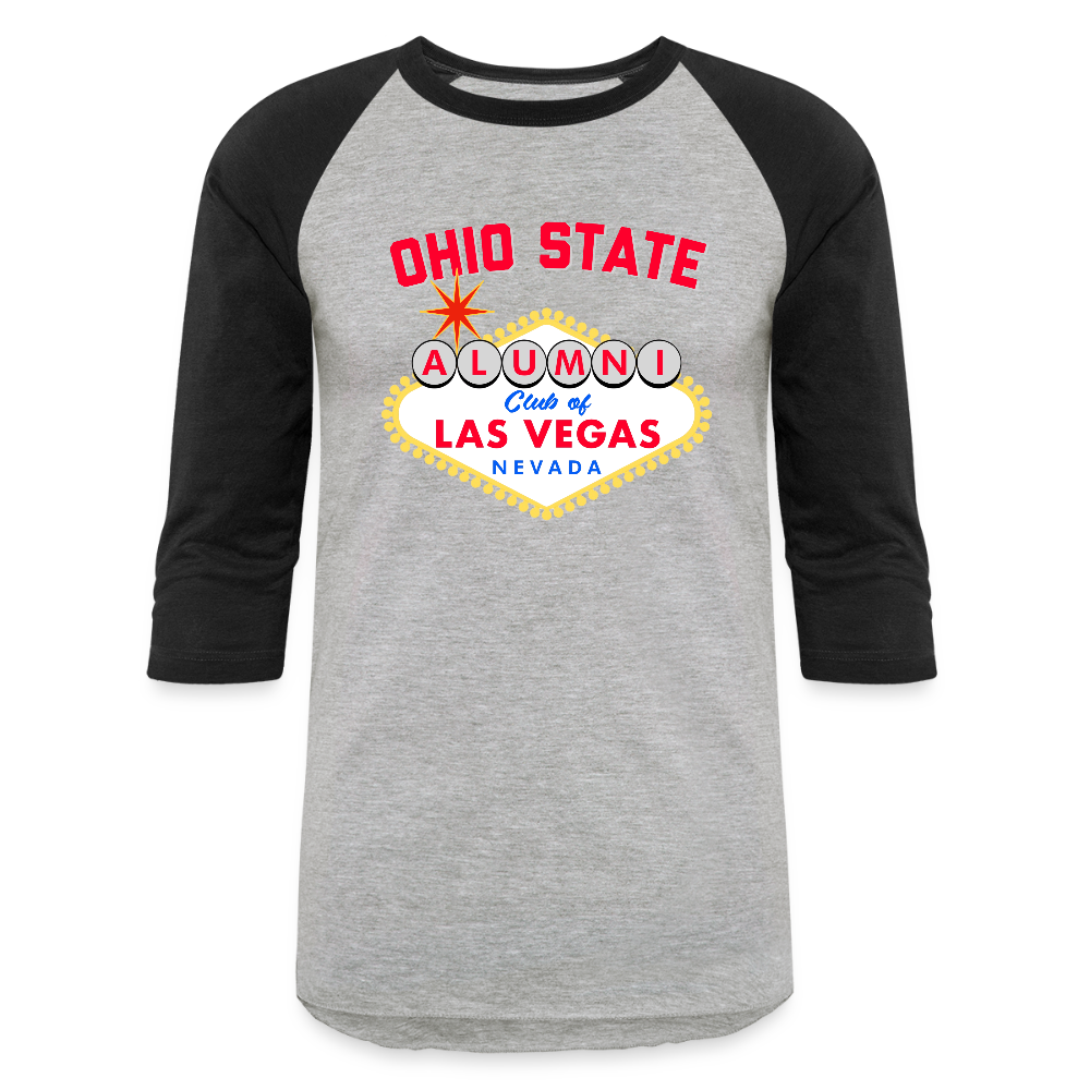 OSAC Baseball T-Shirt - heather gray/black