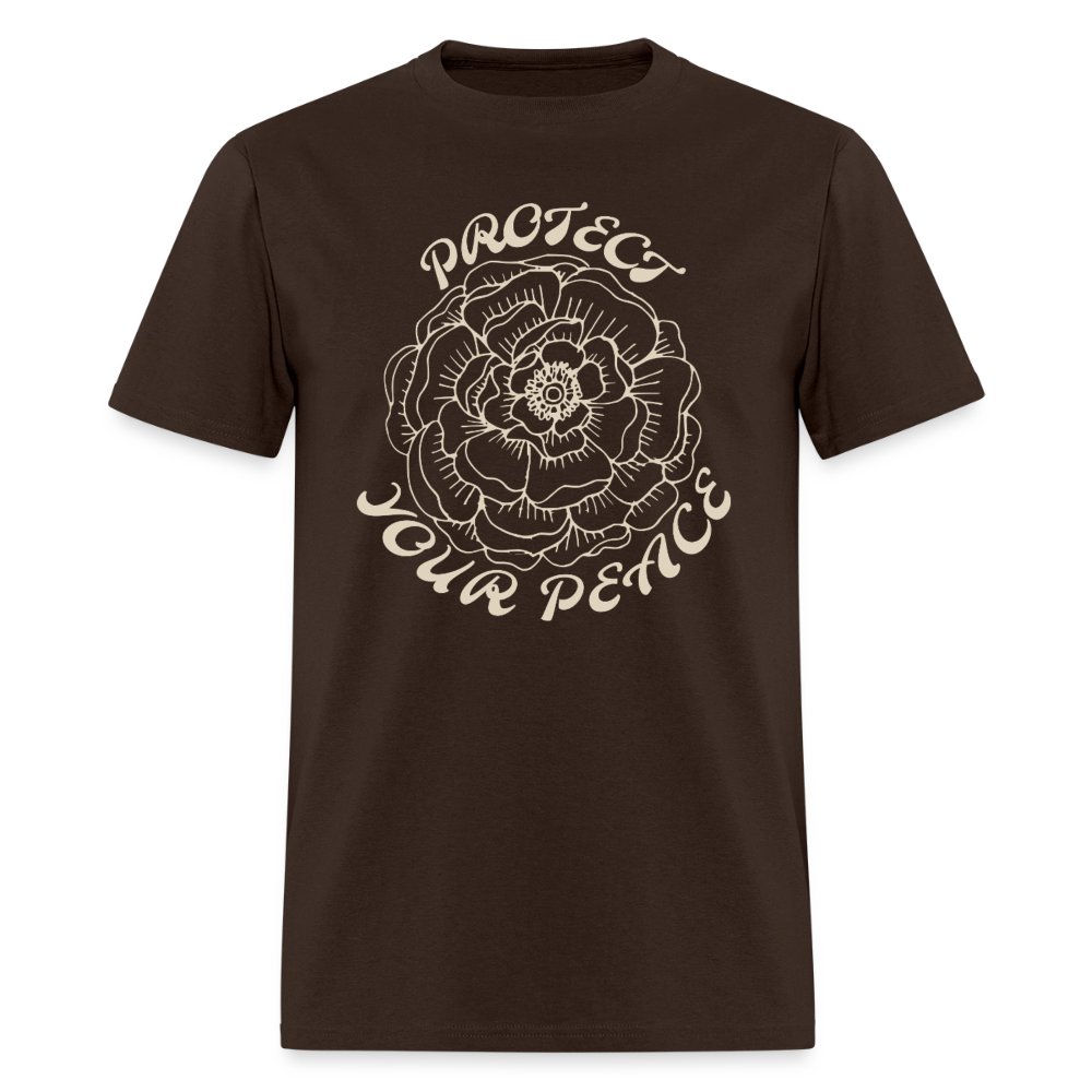 Protect Your Peace Unisex T-Shirt - brown