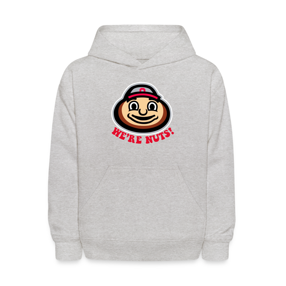 Brutus We'reNuts! Kids' Hoodie - heather gray