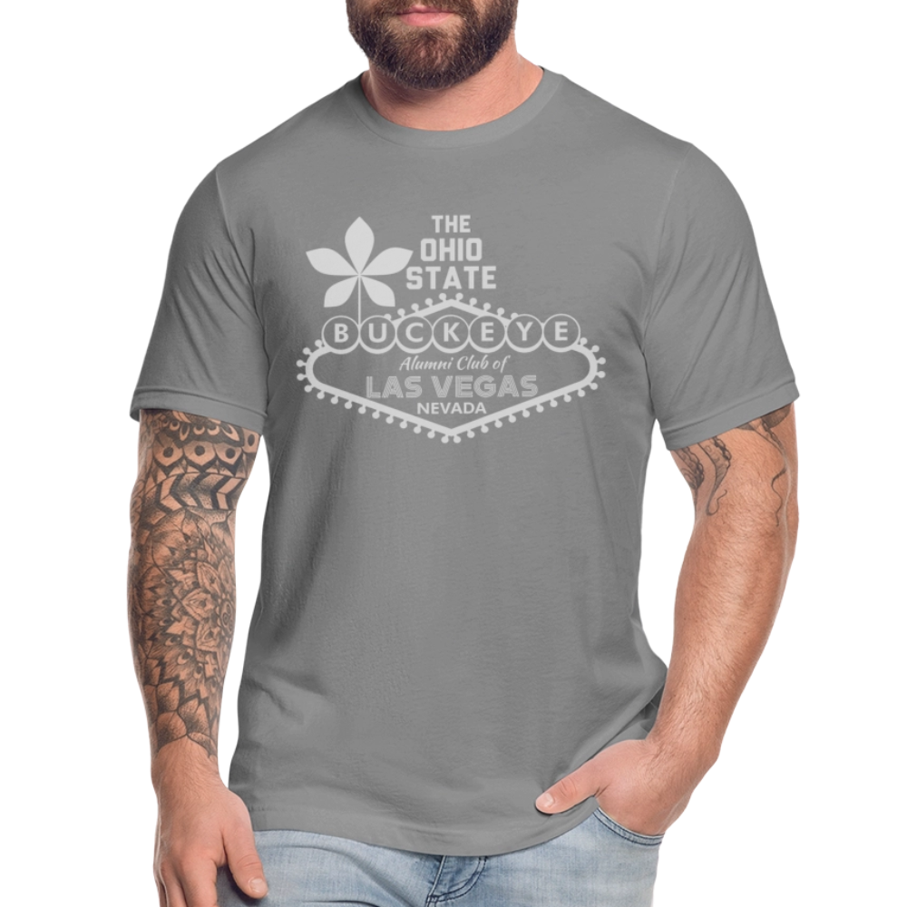 ALU BL Gray Unisex Jersey T-Shirt by Bella + Canvas - slate