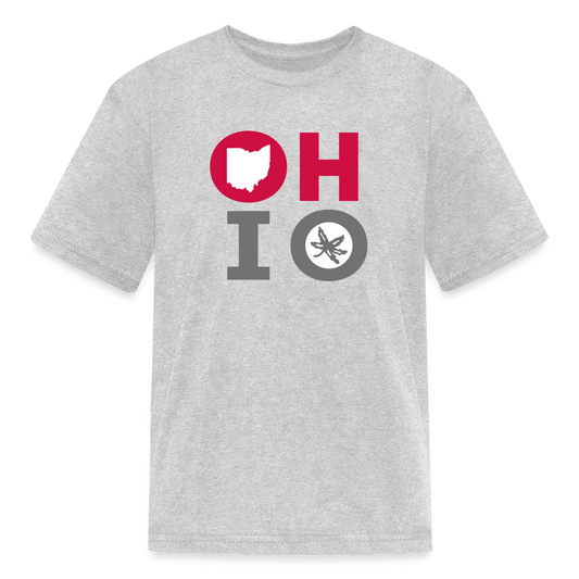 OHIO Kids' T-Shirt - heather gray