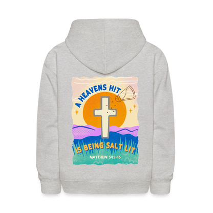 SALTLIT Kids' Hoodie - heather gray