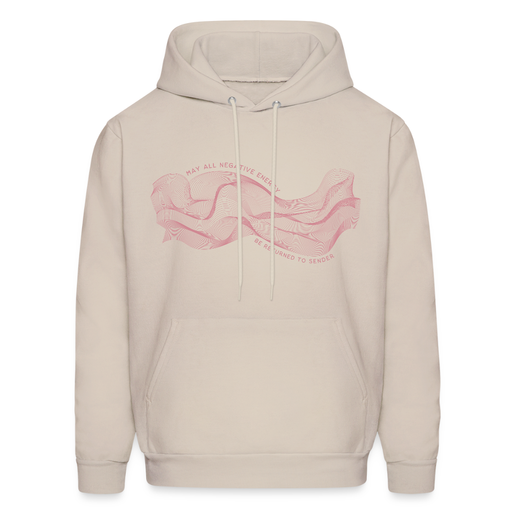 May All Negative Energy Be Returned to Sender Men's Hoodie - Sand