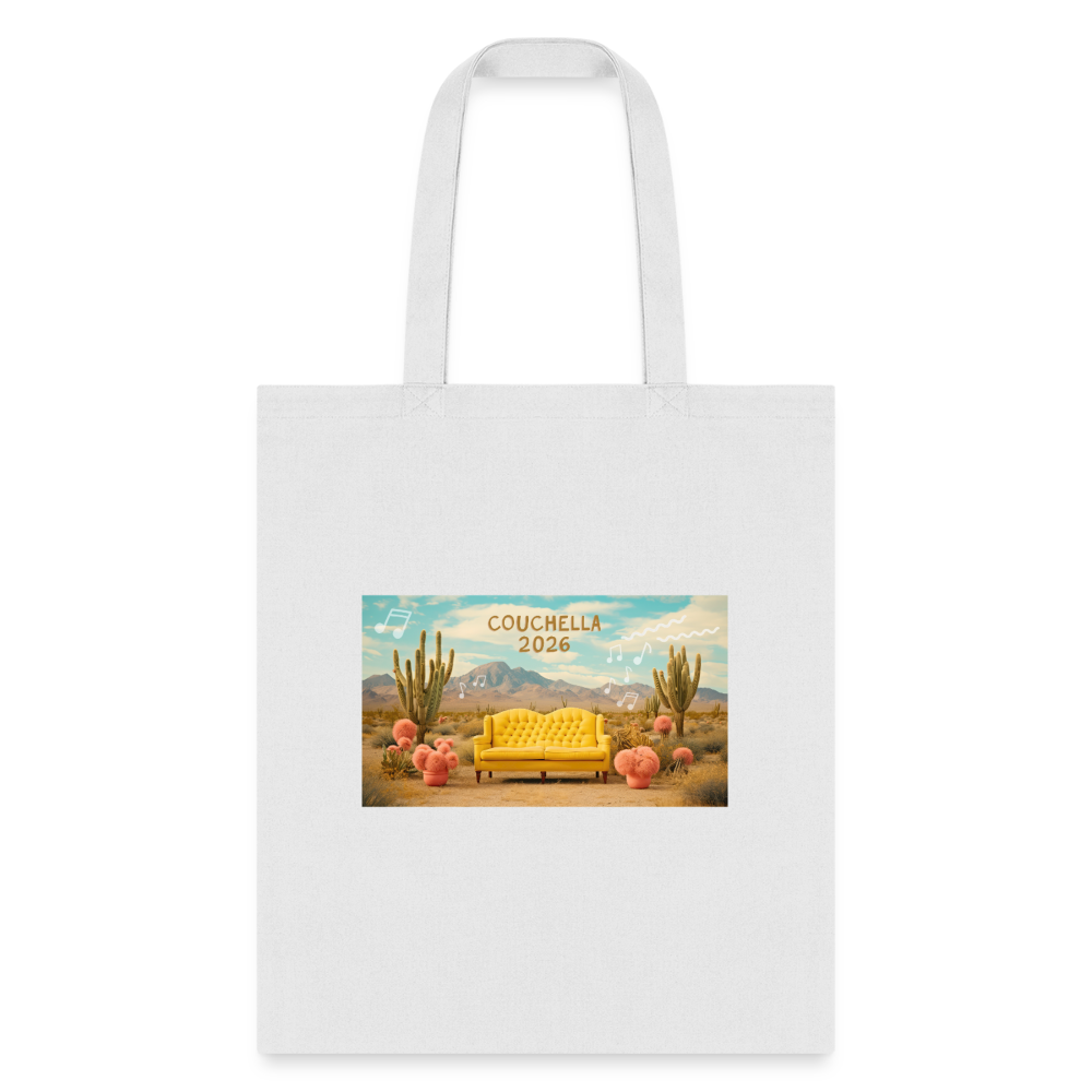 Couchella 2026Tote Bag - white