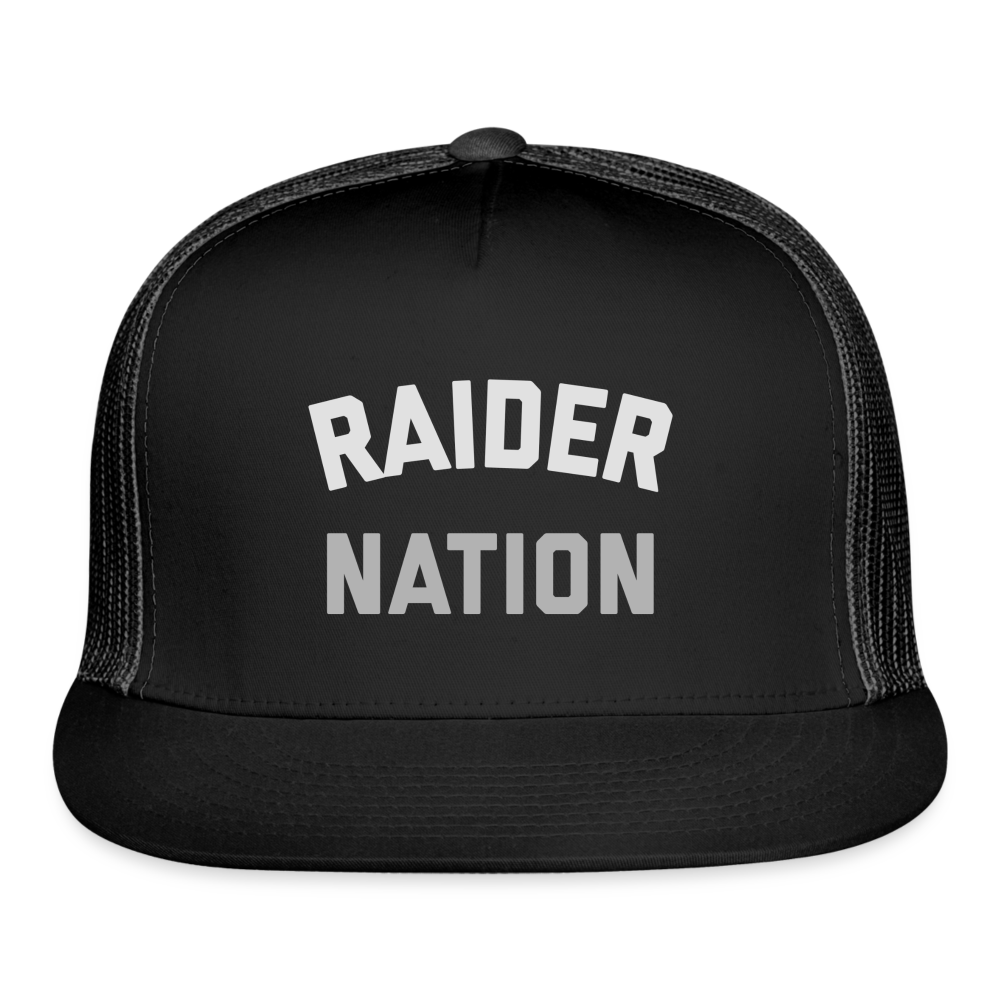 Raider Nation Trucker Cap - black/black