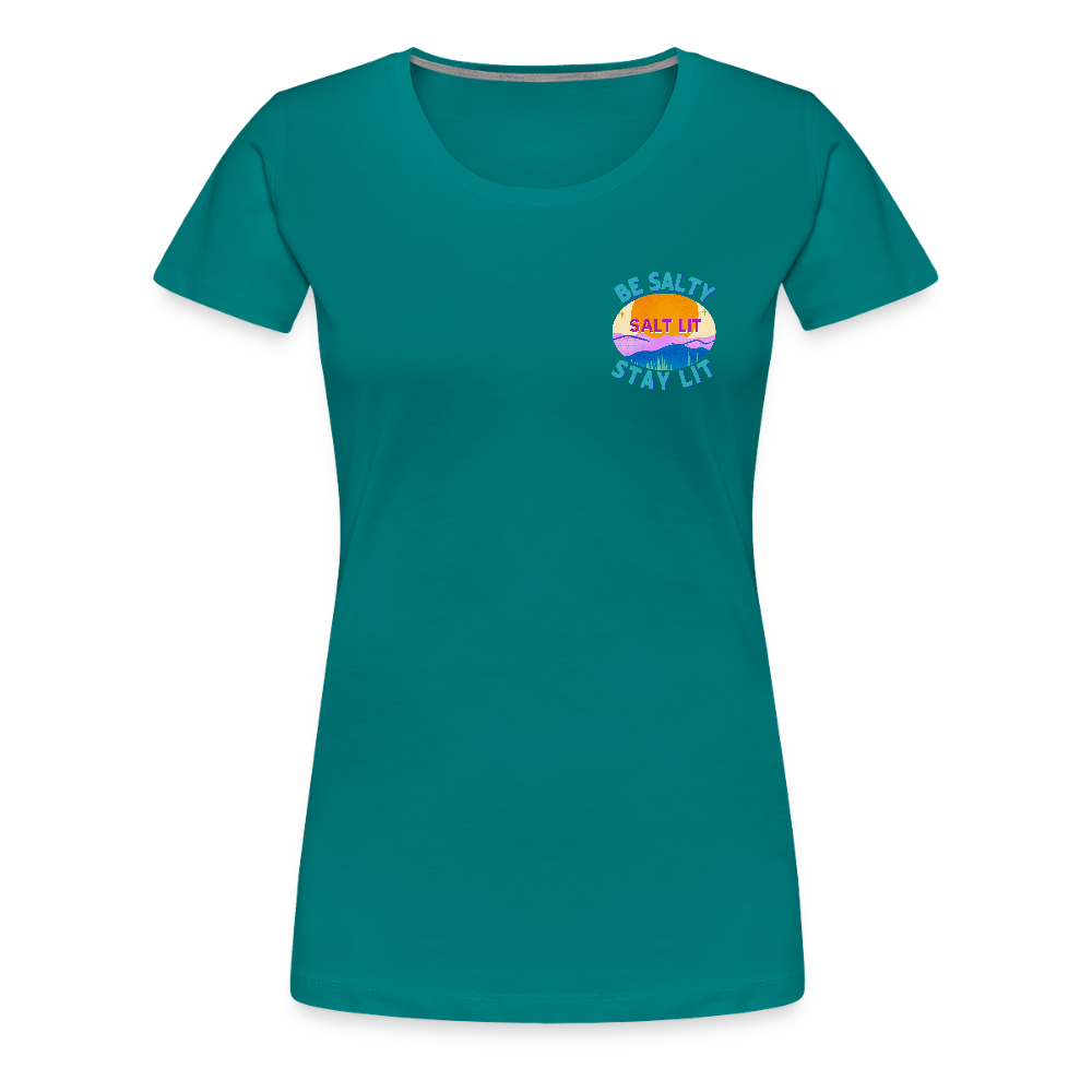 SALTLIT Scoop Neck - teal