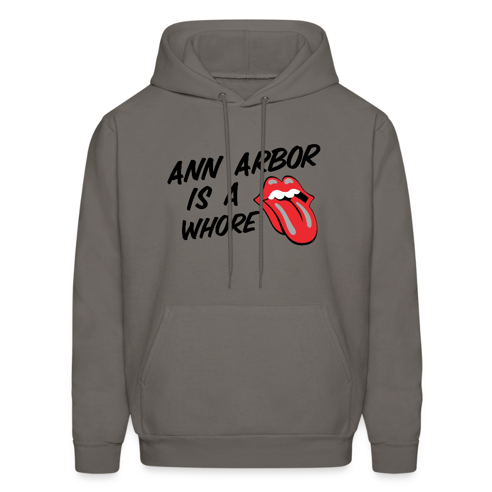 Ann Arbor is aWhore Men's Hoodie - asphalt gray