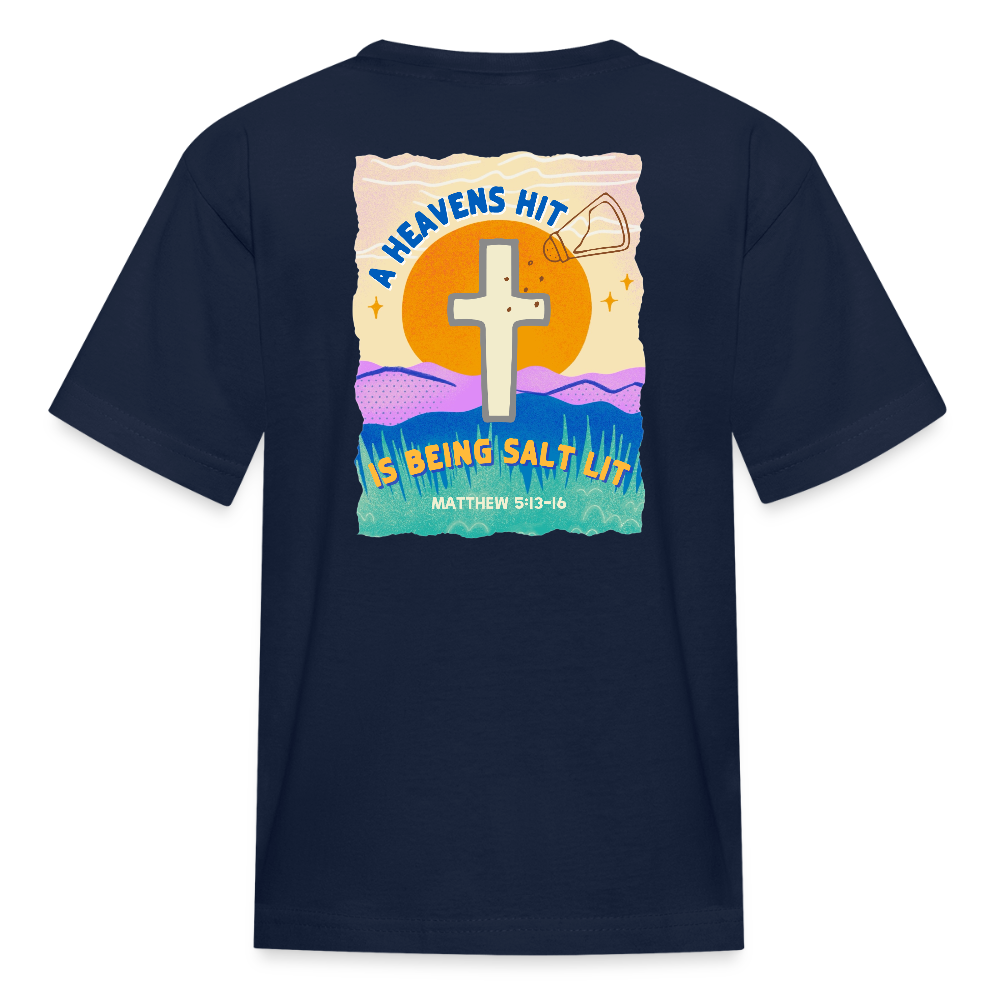 SALT LIT Kids' T-Shirt - navy
