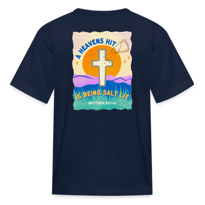 SALT LIT Kids' T-Shirt - navy