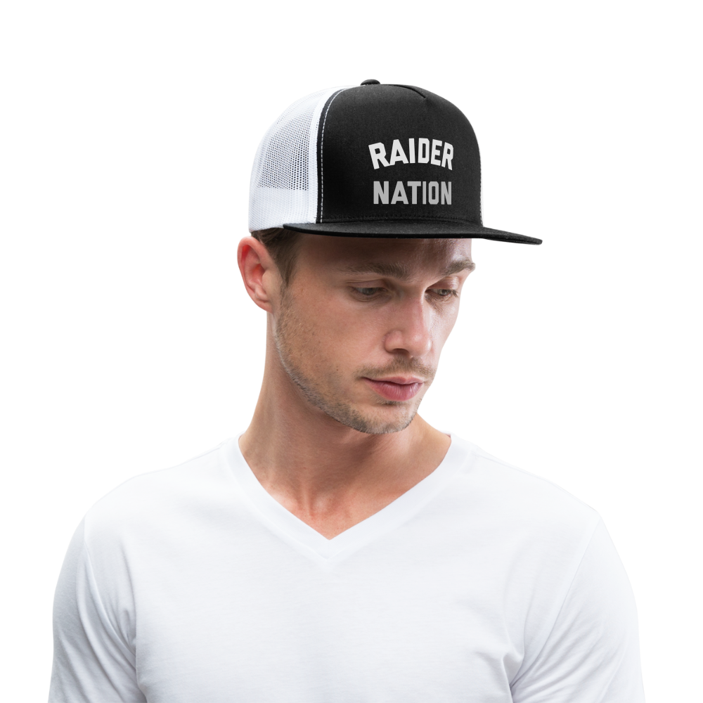 Raider Nation Trucker Cap - black/white