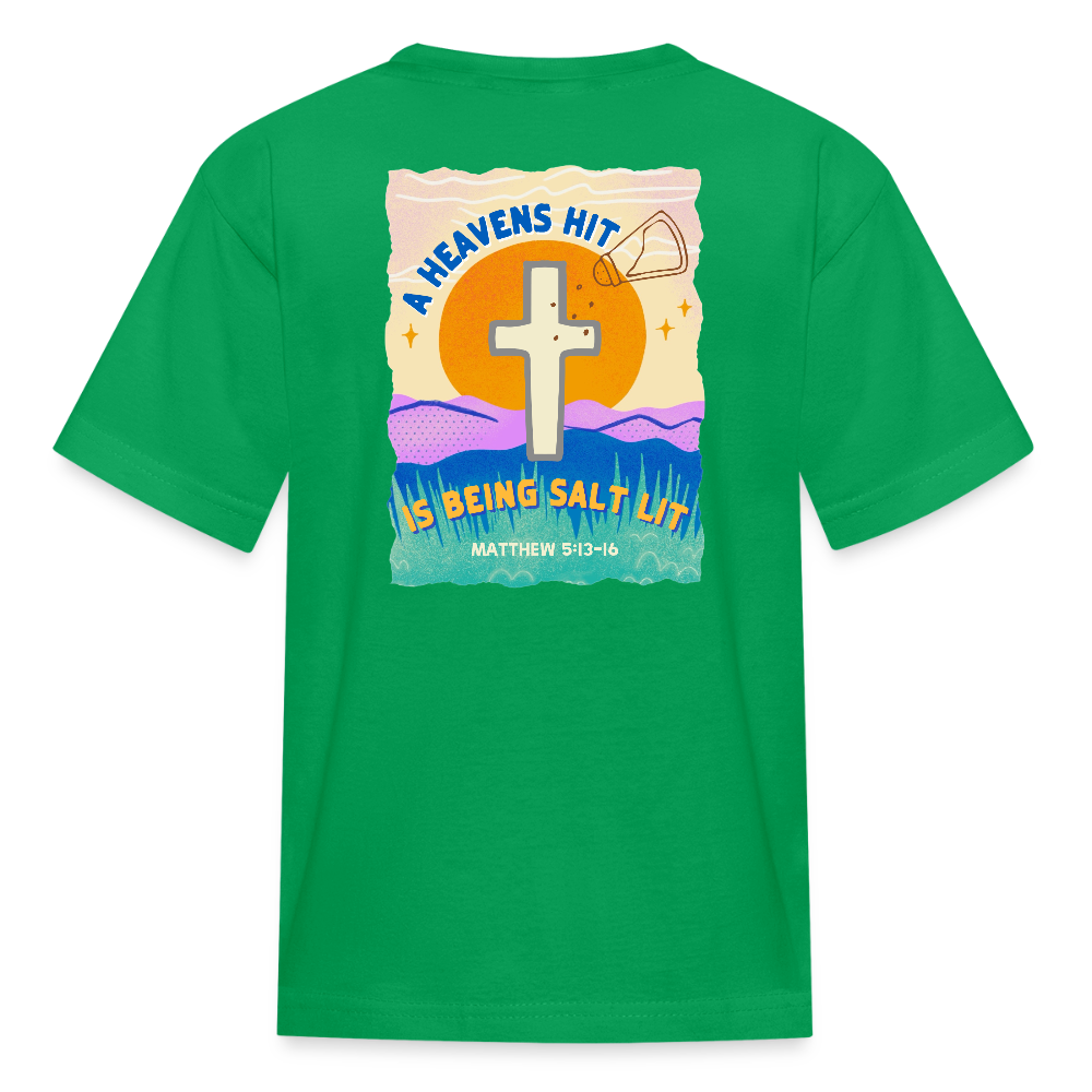 SALT LIT Kids' T-Shirt - kelly green