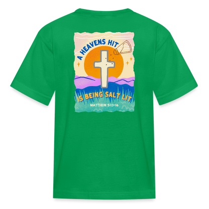 SALT LIT Kids' T-Shirt - kelly green