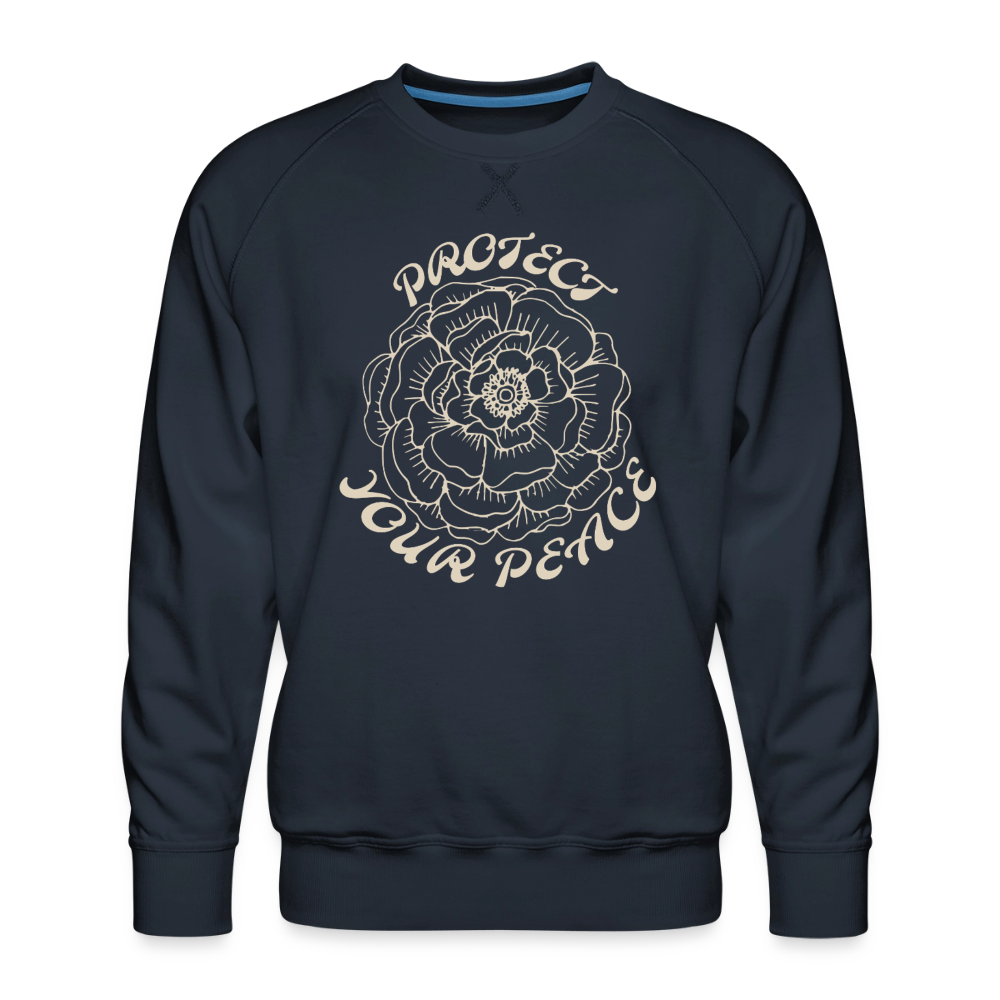 Protect Your Peace Unisex Premium Sweatshirt - navy
