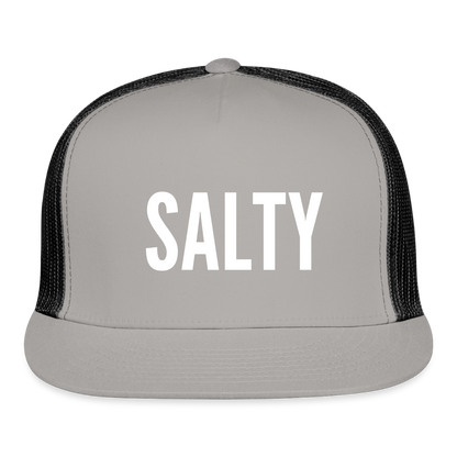Salty Trucker Hat - gray/black