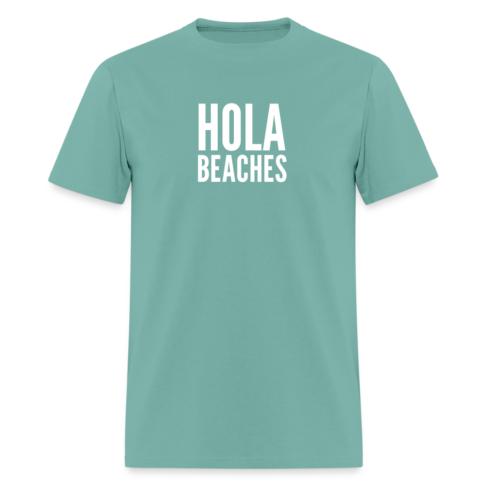 Hola Beaches Unisex T-Shirt - aquatic