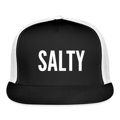 Salty Trucker Hat - black/white