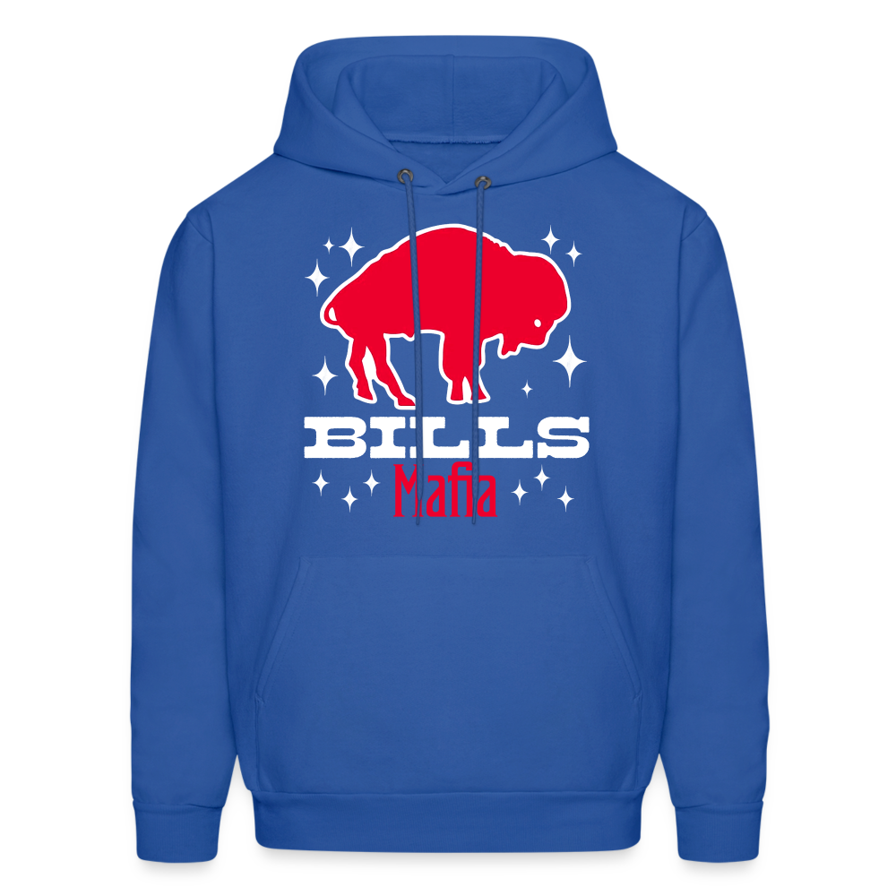 Buffalo Bills Mafia Red Vintage Men's Hoodie - royal blue