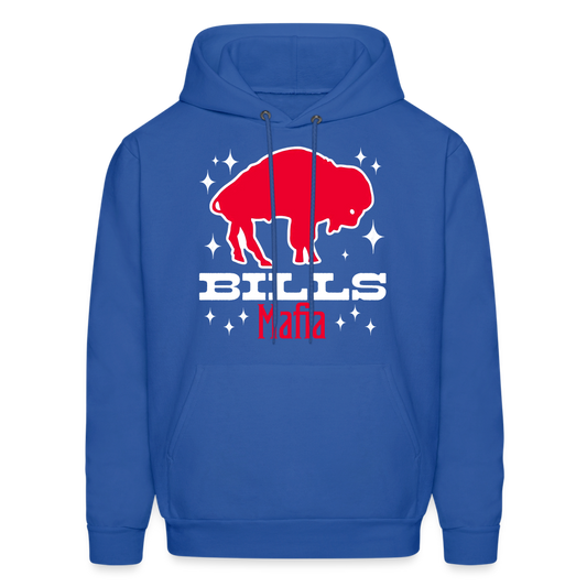 Buffalo Bills Mafia Red Vintage Men's Hoodie - royal blue