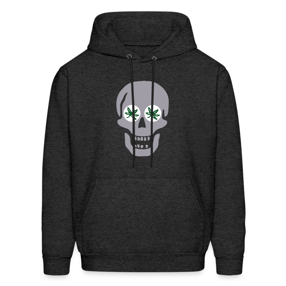 Skull BuckEYES Men's Hoodie - charcoal grey