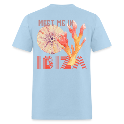 Meet Me in Ibiza Unisex Classic T-Shirt - powder blue